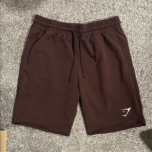 Gum Shark Brown Gym Shorts